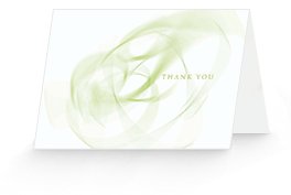 Thank you card template