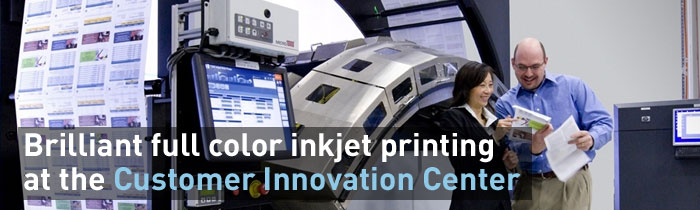 Brilliant full color inkjet printing at the Customer Innovation Center