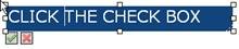 Click the green check box to confirm your changes. Click checkbox email template designer screenshot