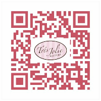 An example of a center overlay picture on a branded QR code Branded QR code with centered image