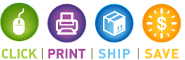 Click - Print - Ship - Save