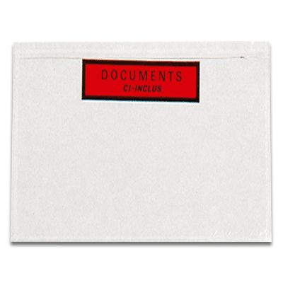 Pochettes porte-documents imprimées documents ci-inclus 220 x 160